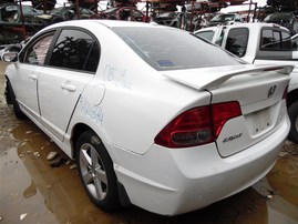 2008 Honda Civic EX-L White Sedan 1.8L Vtec AT #A24874